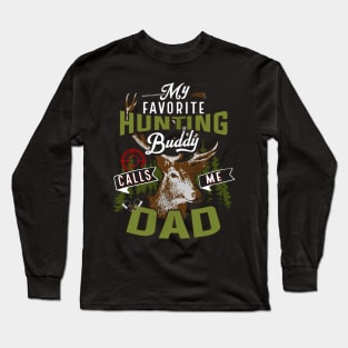 hunting dad gift Long Sleeve T-Shirt
